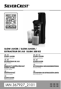 Manual SilverCrest IAN 367927 Juicer