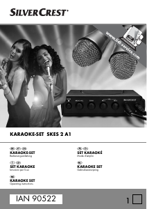 Manual SilverCrest IAN 90522 Karaoke Set