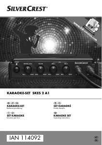 Manual SilverCrest IAN 114092 Karaoke Set