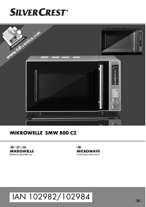 Manual SilverCrest IAN 102982 Microwave