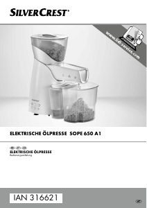 Bedienungsanleitung SilverCrest IAN 316621 Ölpresse