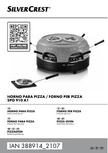 Manual de uso SilverCrest IAN 388914 Horno para pizza