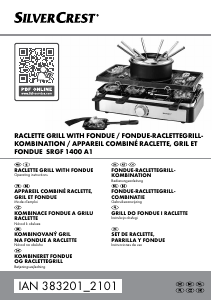 Mode d’emploi SilverCrest IAN 383201 Gril raclette