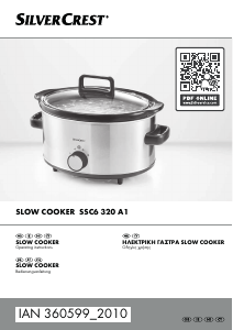 Manual SilverCrest IAN 360599 Slow Cooker