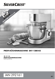 Bedienungsanleitung SilverCrest IAN 292161 Standmixer