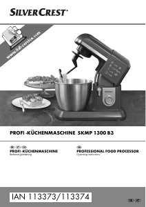 Handleiding SilverCrest IAN 113373 Standmixer