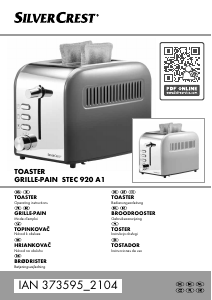 Bedienungsanleitung SilverCrest IAN 373595 Toaster
