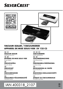 Manual SilverCrest IAN 400318 Vacuum Sealer