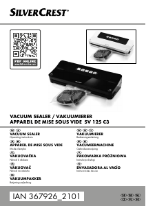 Mode d’emploi SilverCrest IAN 367926 Appareils de mise sous vide