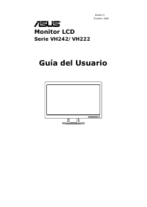 Manual de uso Asus VH222 Monitor de LCD