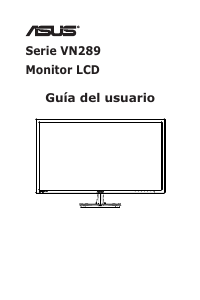 Manual de uso Asus VN289 Monitor de LCD