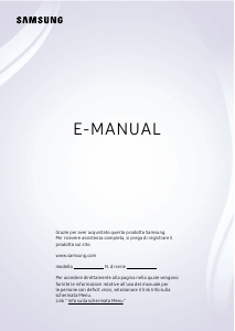 Manuale Samsung UE85AU8070U LED televisore