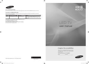 Manual de uso Samsung UN22C4000PD Televisor de LED