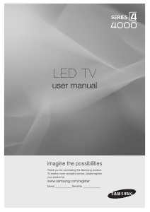 Manual de uso Samsung UN32C4000PD Televisor de LED