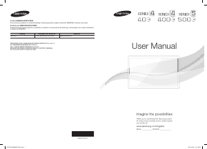 Manual de uso Samsung UN32D4003BD Televisor de LED