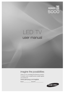 Manual de uso Samsung UN40C5000QF Televisor de LED