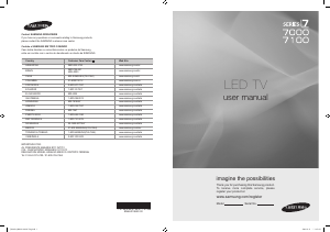 Manual de uso Samsung UN46B7000WF Televisor de LED