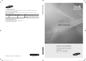 Manual de uso Samsung UN46C6300SF Televisor de LED