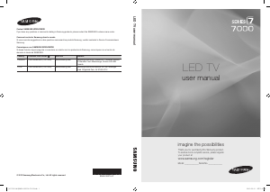 Manual de uso Samsung UN55C7000WF Televisor de LED