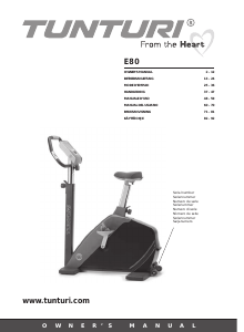 Manual Tunturi E80 Exercise Bike