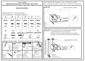 Manuale XOMAX XM-WH104 Supporto da parete