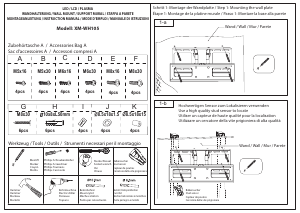 Manuale XOMAX XM-WH105 Supporto da parete