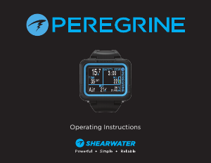 Manual Shearwater Peregrine Dive Computer