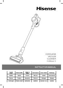 Manual Hisense HVC6133WUK Vacuum Cleaner