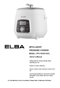 Manual Elba EPC-K2567(GD) Pressure Cooker