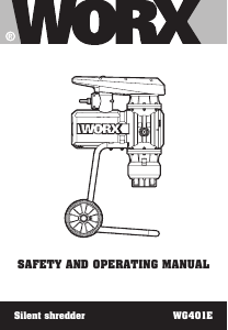 Manual Worx WG401E Garden Shredder