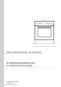 Bedienungsanleitung Amica EH 923 605 SM Backofen