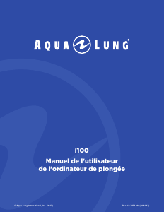 Mode d’emploi Aqua Lung i100 Ordinateur de plongée