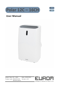 Manual Eurom Polar 12C Air Conditioner