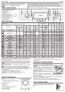 Handleiding Hotpoint AQD1072D 697 EU/B N Was-droog combinatie