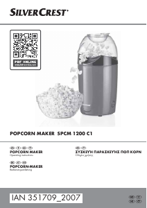 Handleiding SilverCrest IAN 351709 Popcornmachine