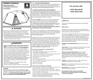 Handleiding Wood's Yukon 6 Tent