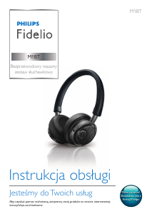 Instrukcja Philips M1BTBL Fidelio Słuchawki