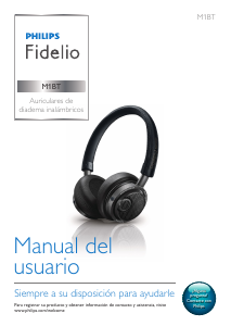 Manual de uso Philips M1BTBL Fidelio Auriculares