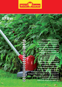 Manual Wolf Garten GT 830 Trimmer de gazon