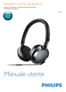 Manuale Philips NC1 Cuffie