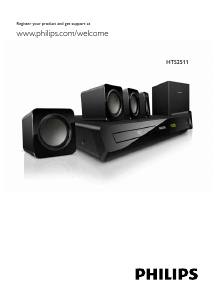 Kullanım kılavuzu Philips HTS2511 Ev sinema sistemi