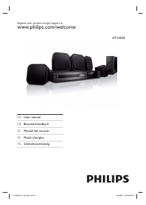 Manual Philips HTS3020 Home Theater System