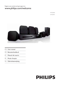 Manual Philips HTS3180 Home Theater System