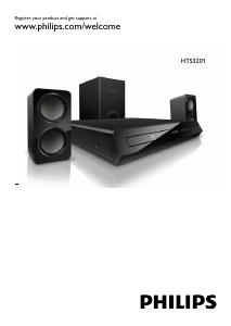 Kullanım kılavuzu Philips HTS3201 Ev sinema sistemi