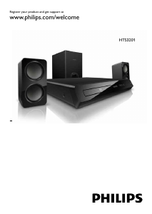 Manual Philips HTS3201 Home Theater System