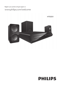 Manual Philips HTS3251 Home Theater System