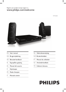 Manuale Philips HTS3260 Sistema home theater