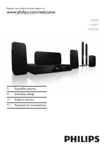 Kullanım kılavuzu Philips HTS3270 Ev sinema sistemi