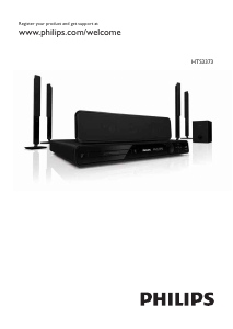 Käyttöohje Philips HTS3373 Kotiteatterijärjestelmä