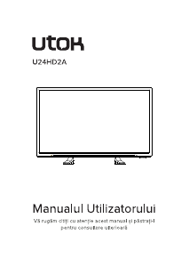 Manual UTOK U24HD2A Televizor LED